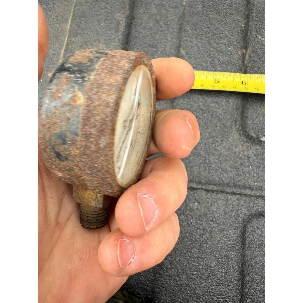 Rusty Marshalltown 0–60 PSI Pressure‎ Gauge Industrial Decor Steampunk Part